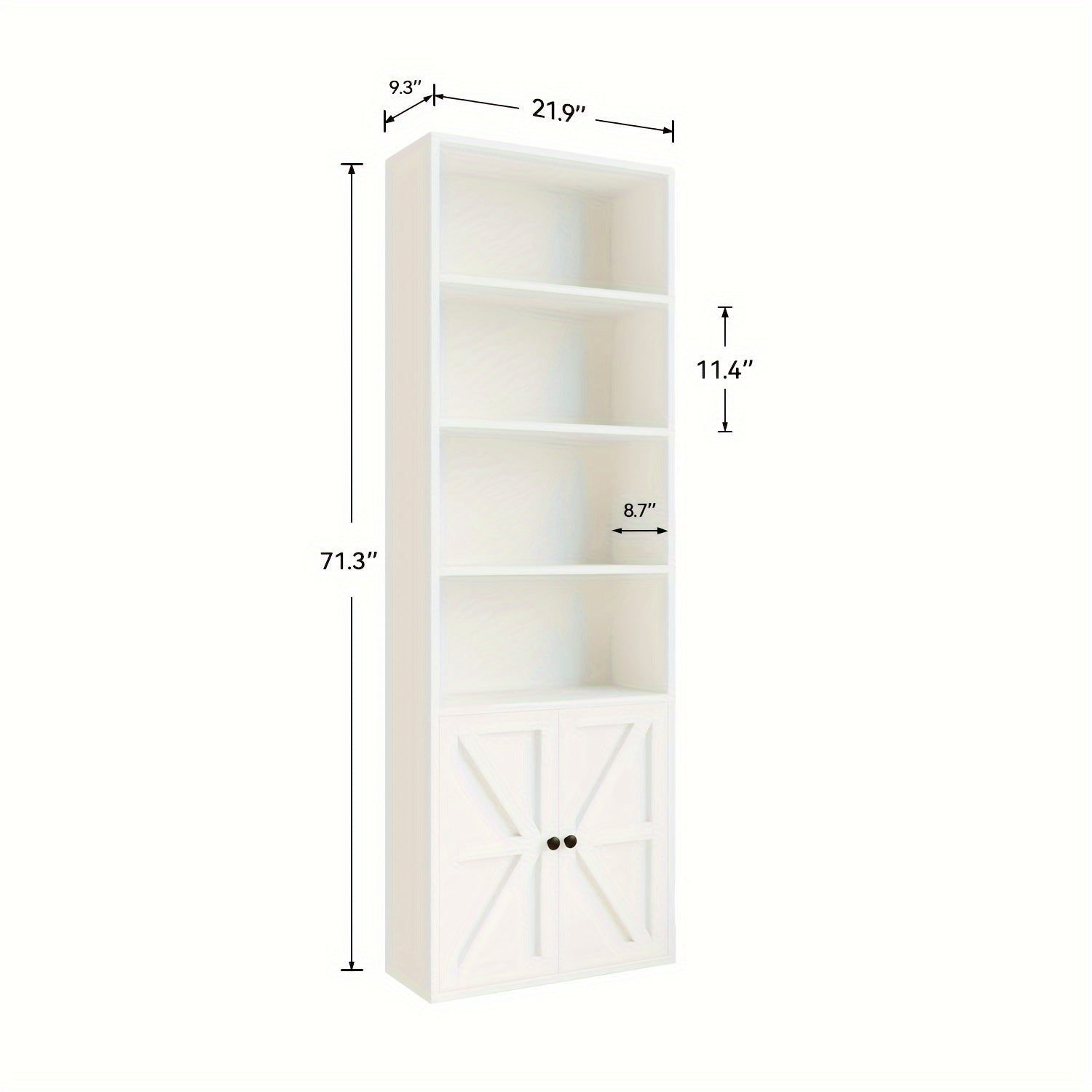6-Tier Bookshelf with 2 Storage Drawers, Industrial Display Standing Shelf, Rustic Wood Storage Shelf with Metal Frame, Open Bookcases for Living Room, Bedroom, Home Office (Brown)