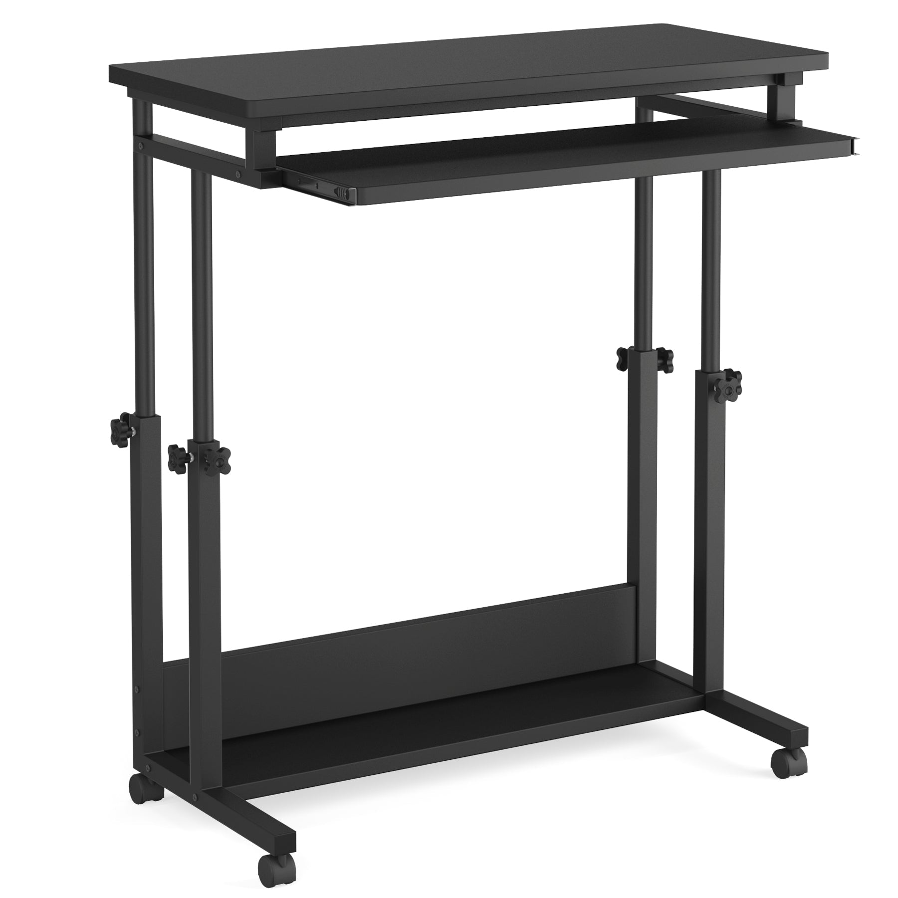 Height Adjustable Desk, Rolling Standing Desk Portable Desk (Adjustable Height in cm)