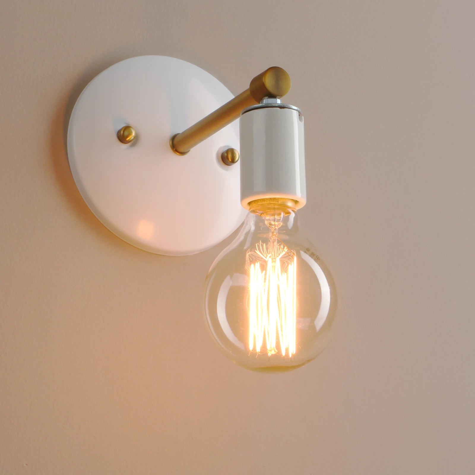 Industrial Scandinavian Mini Single Sconce Antique Finished 1-Light Wall Sconce Wall Lamp