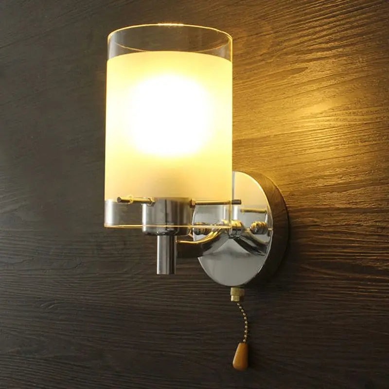 E27 LED Wall Light Modern Glass Decorative Lighting Sconce Fixture Lamp