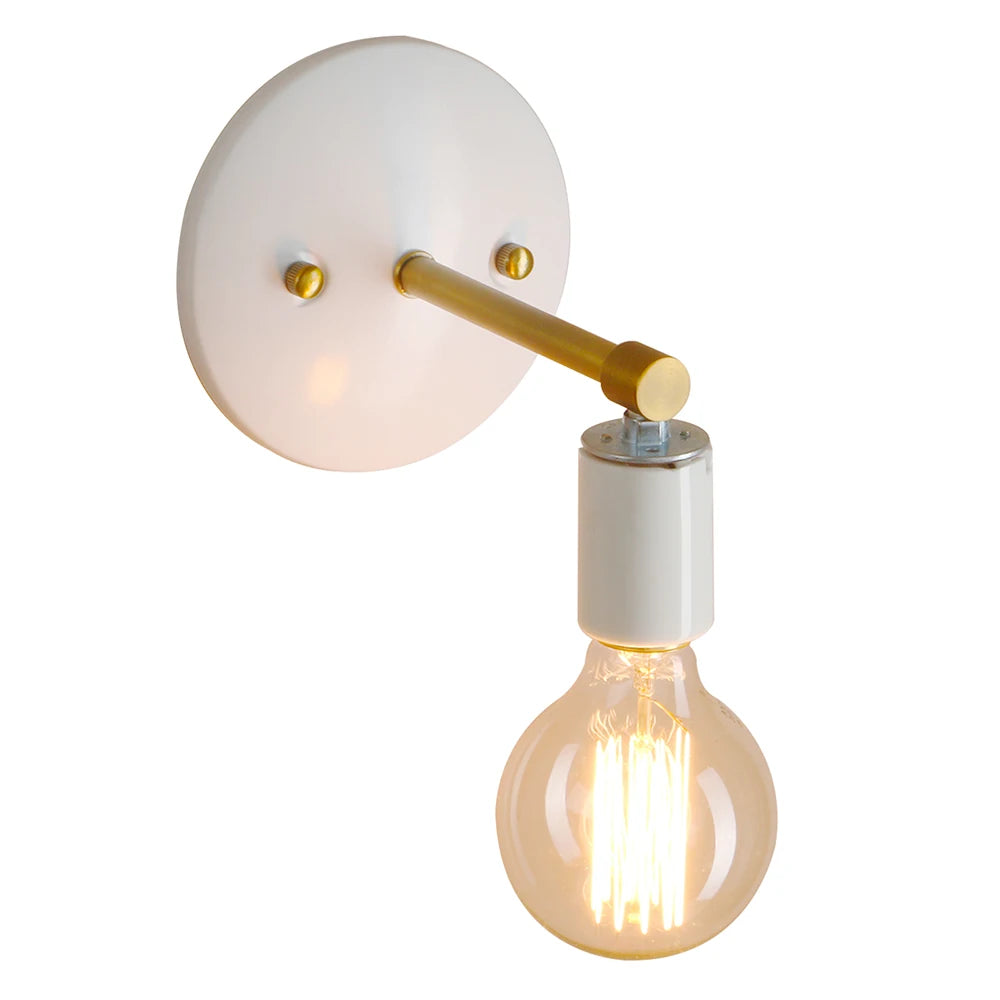 Industrial Scandinavian Mini Single Sconce Antique Finished 1-Light Wall Sconce Wall Lamp