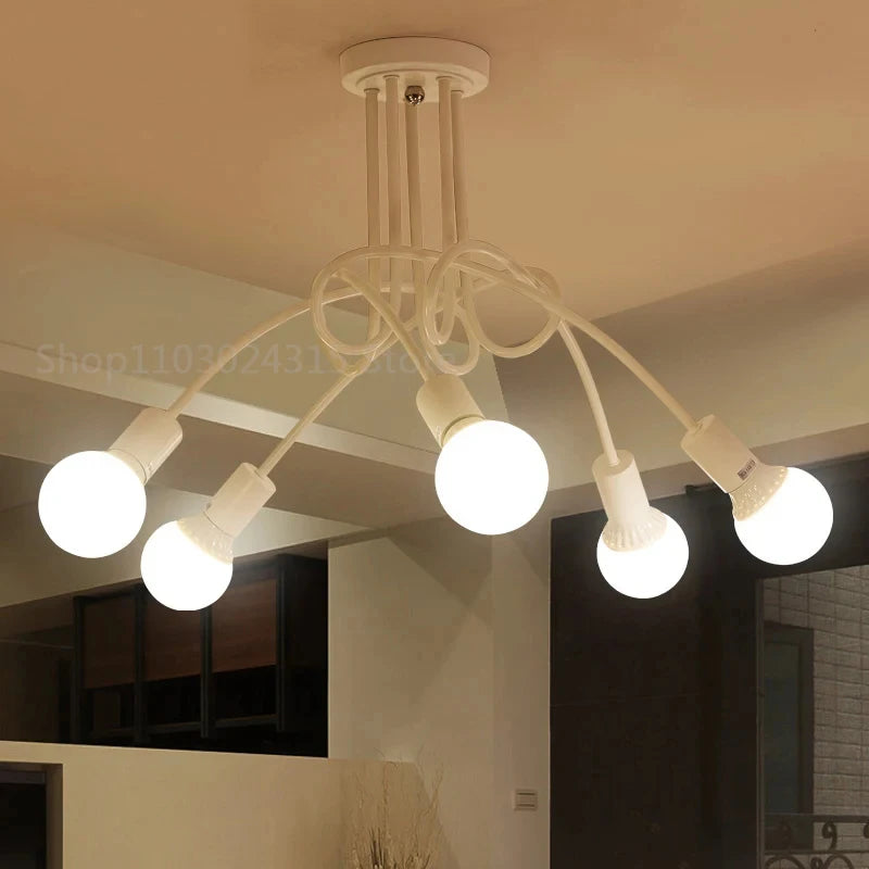 Modern Minimalist Chandelier Creative Branch-Shaped Gold-Plated Ceiling Light Hotel Restaurant Living Room Kitchen Bedroom Light