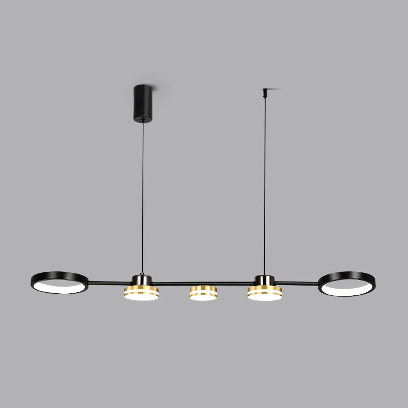 Pendant Lights Hanging Lamp Modern Table LED Long Linear Chandelier Kitchen Island Lighting For Dining Living Room Office Light