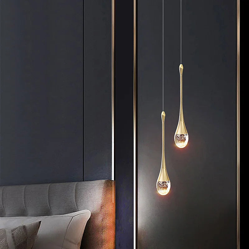 Modern Bubble Crystal Pendant Lights Indoor Hanging Lamp For Dining Room Bedroom Shop Bar Cafe Drop Pendant Lamp Home Decoration