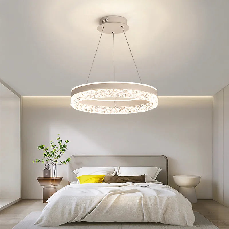 Simple Modern Ceiling Chandelier Adjustable Indoor Lighting High LED 3 Color for Living Room Dining Room Bedroom Decor Ornament