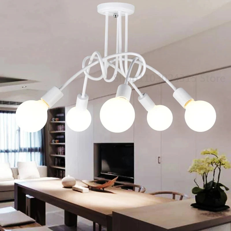 Modern Minimalist Chandelier Creative Branch-Shaped Gold-Plated Ceiling Light Hotel Restaurant Living Room Kitchen Bedroom Light