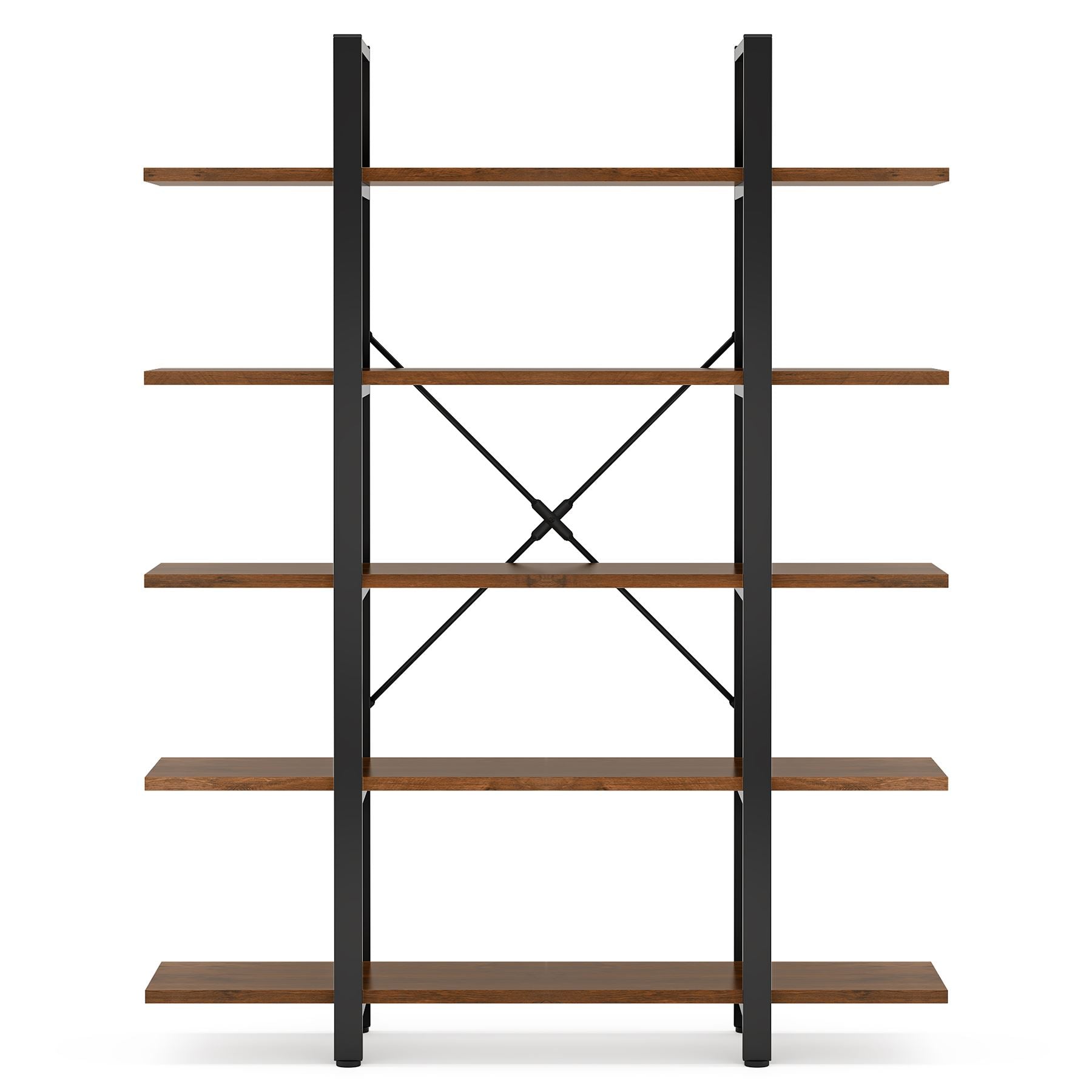 5-Tier Bookshelf, Open Etagere Bookcase Storage Display Rack (in cm)